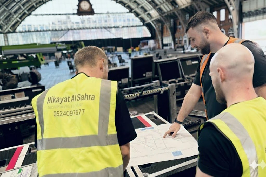 Hikayat Alshara Team working